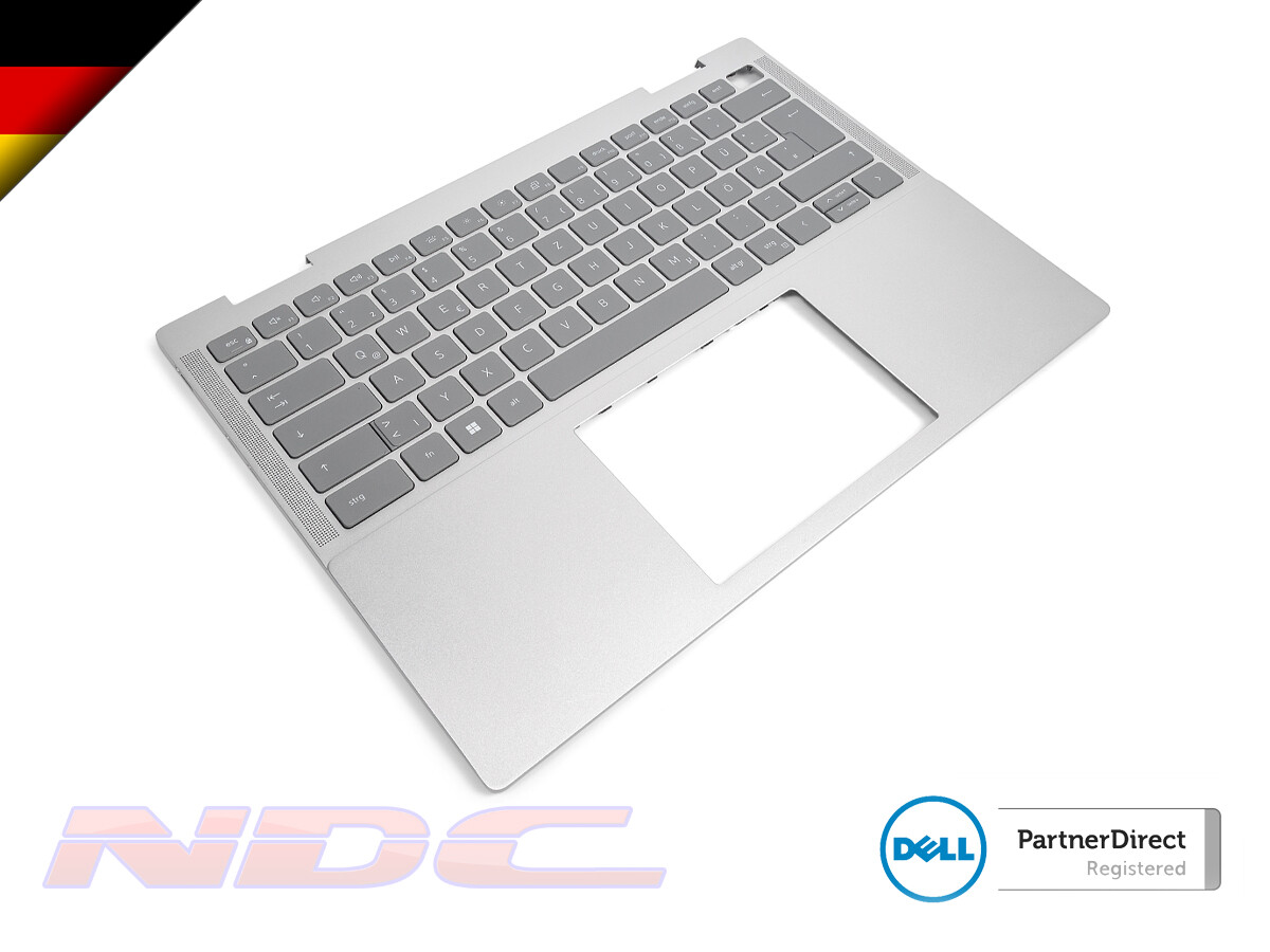 Dell Inspiron 7430 2-in-1 Palmrest & GERMAN Backlit Keyboard – 0MF0F1 + 06NRD6