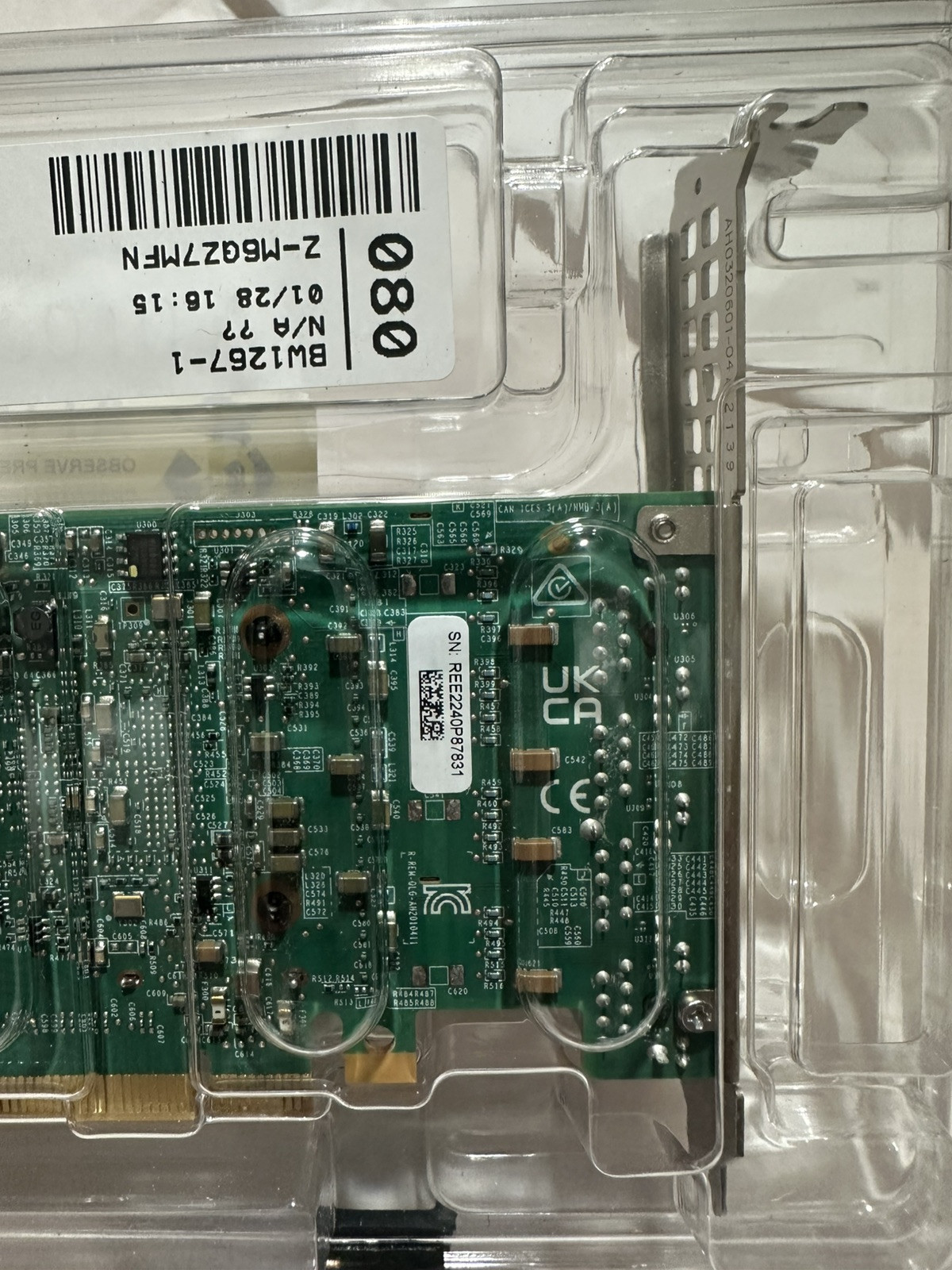 $150 Sealed Dell Qlogic QL41164HFRJ Quad Port 10GbE RJ-45 10GBase-T Card D1