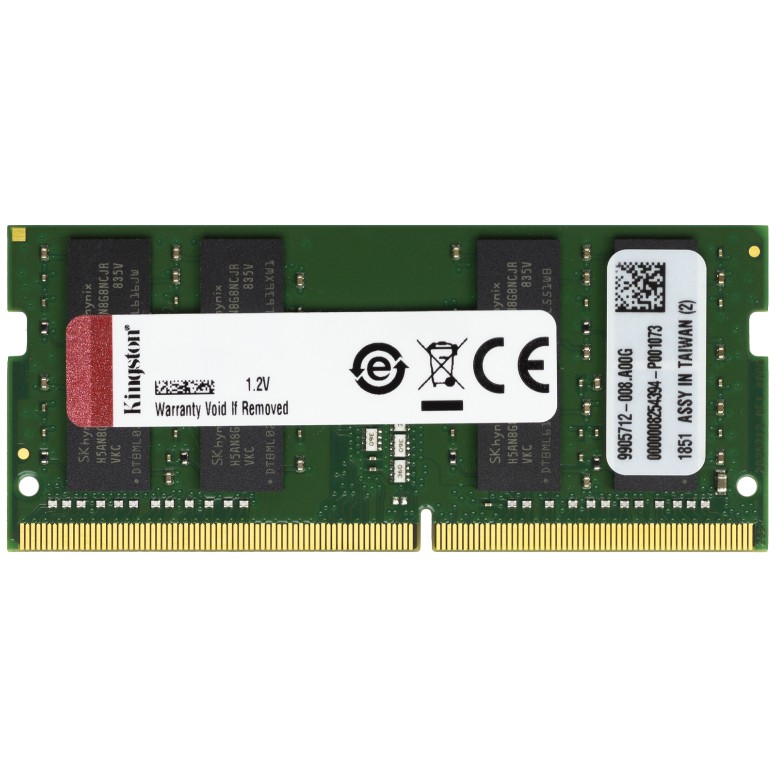 Kingston 16GB DDR4 2400 PC4-19200 SODIMM 260-Pin 2Rx8 Laptop Memory RAM 1x 16G
