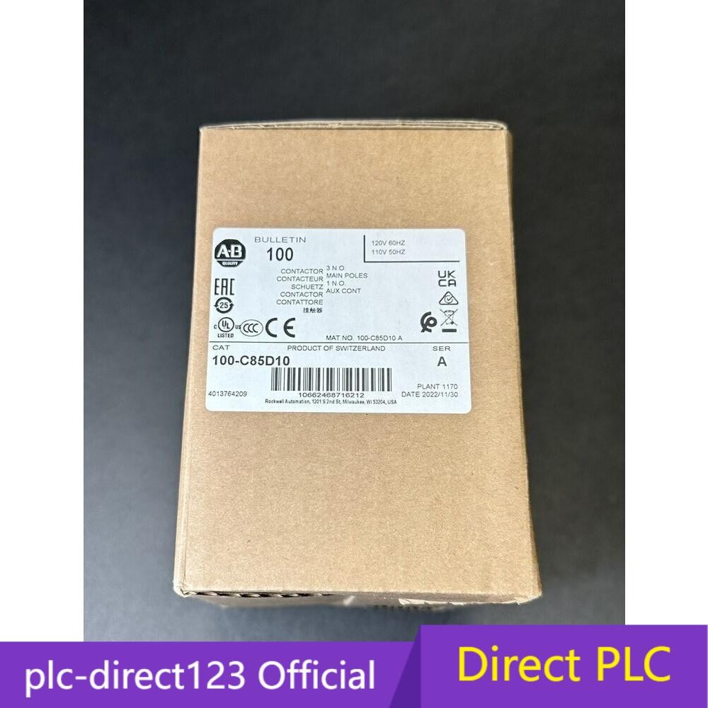 Allen Bradley 100-C85D10 3P 85A 120V Contactor New In Box 100C85D10 US Free Tax