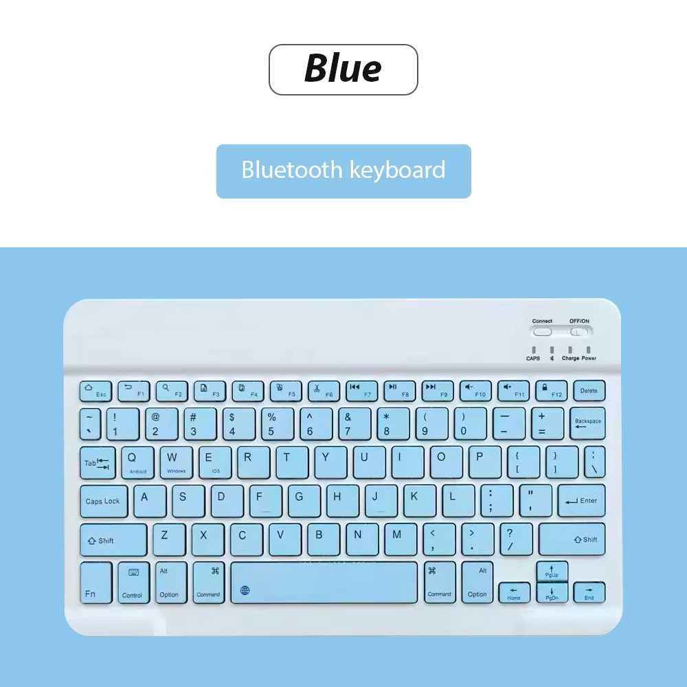 Bluetooth Wireless Keyboard Universal Mobile Phone Tablet Keyboard And Mouse Min