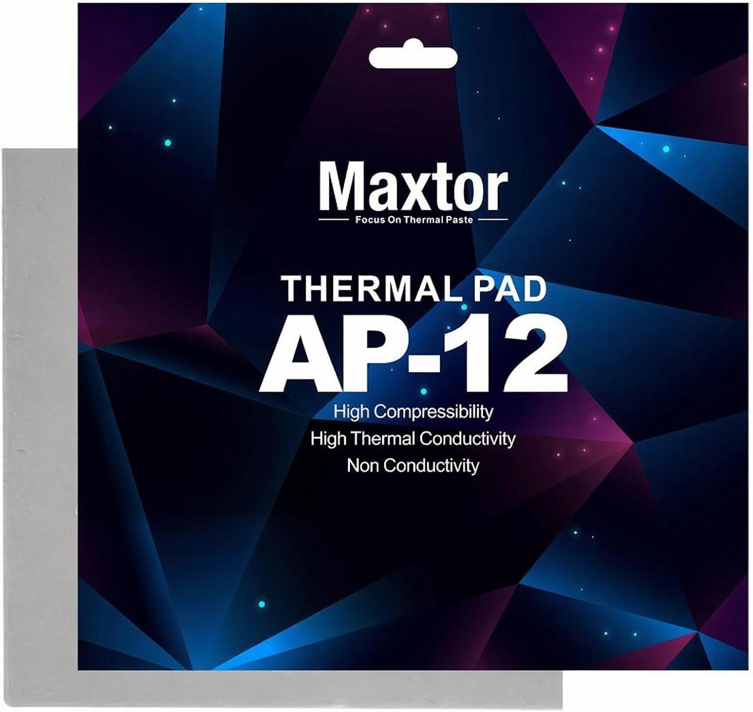 Maxtor AP12 Thermal Pad 14.8 W/mK 120x120x1.5mm Silicone Highly Efficient Heat