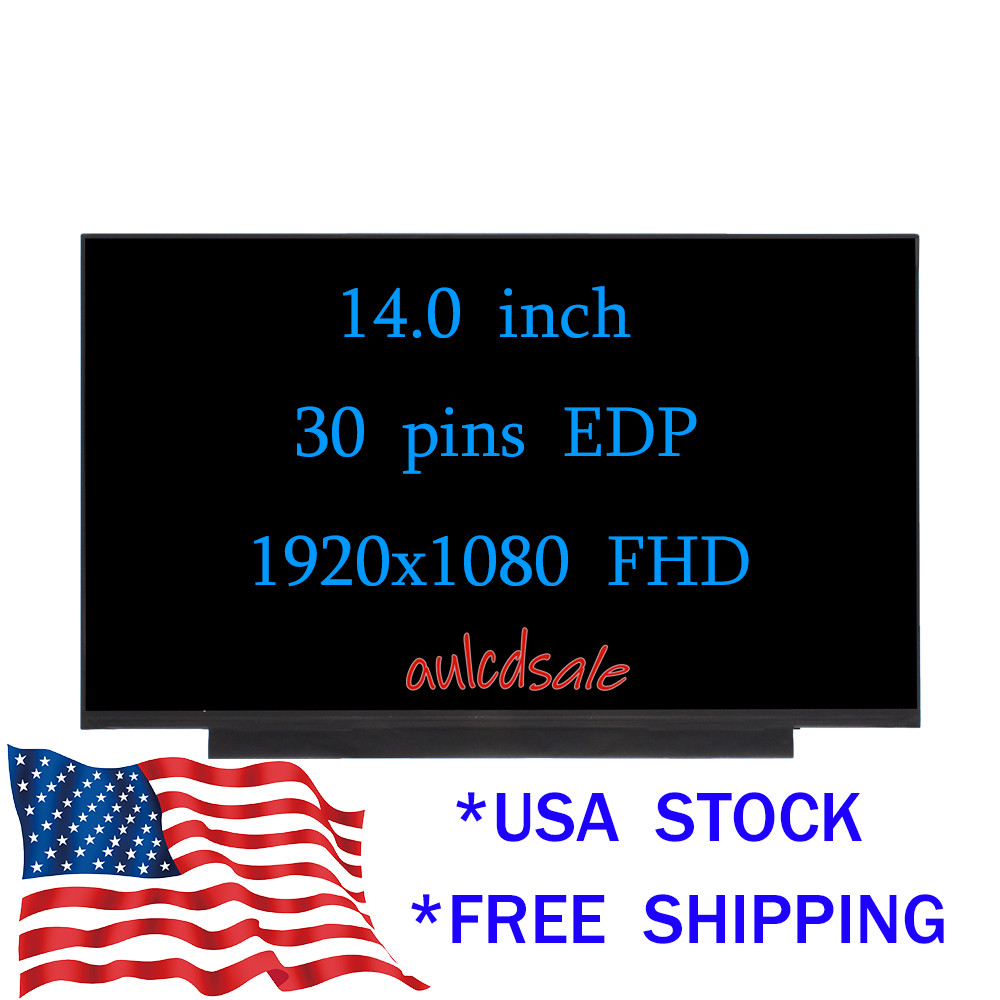 For NV140FHM-N48 V8.2 30 Pins Screen Replacement LCD LED Display 14in 1920×1080