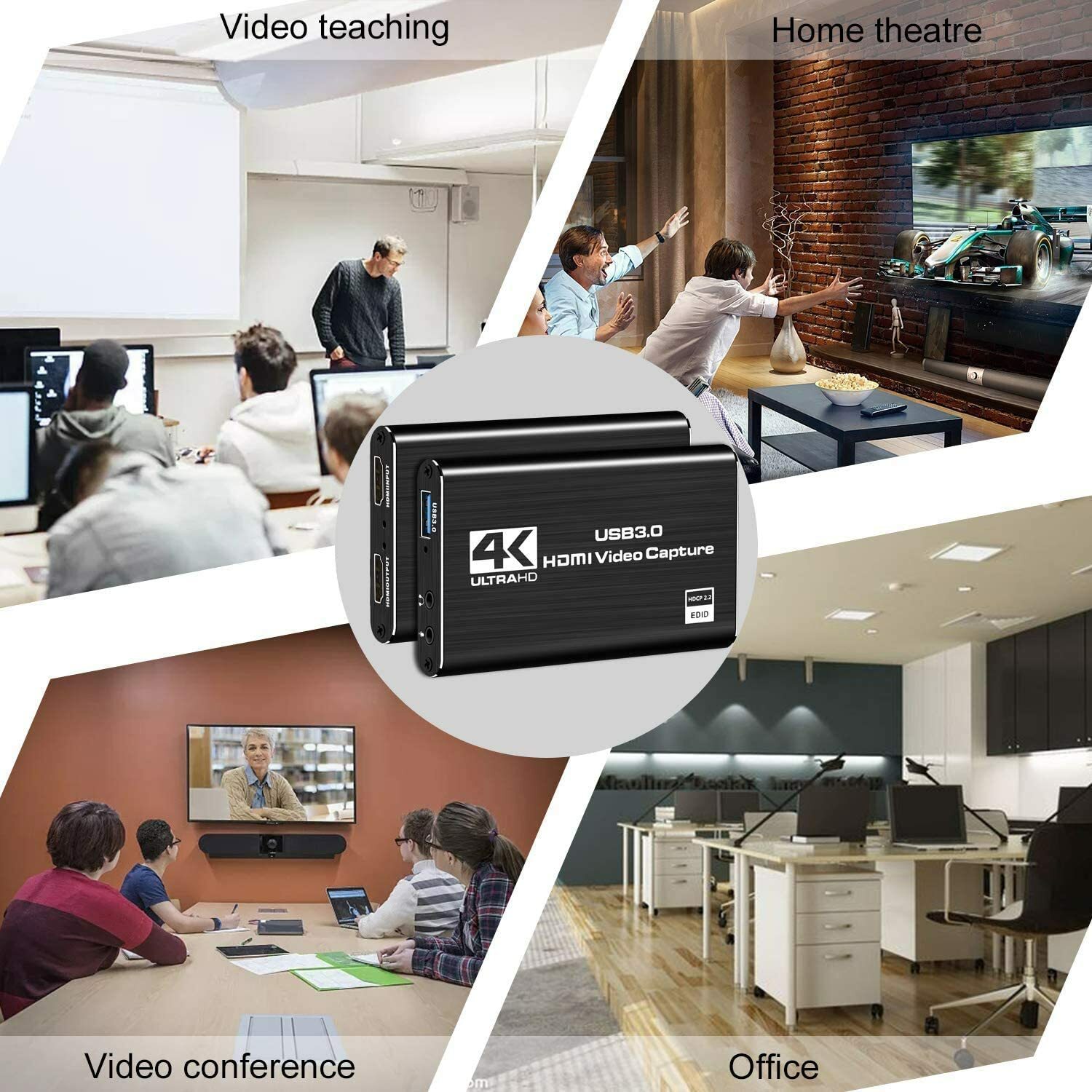 DIGITNOW 4K Audio Video Capture Card, USB 3.0 HDMI Video Capture Device Full HD