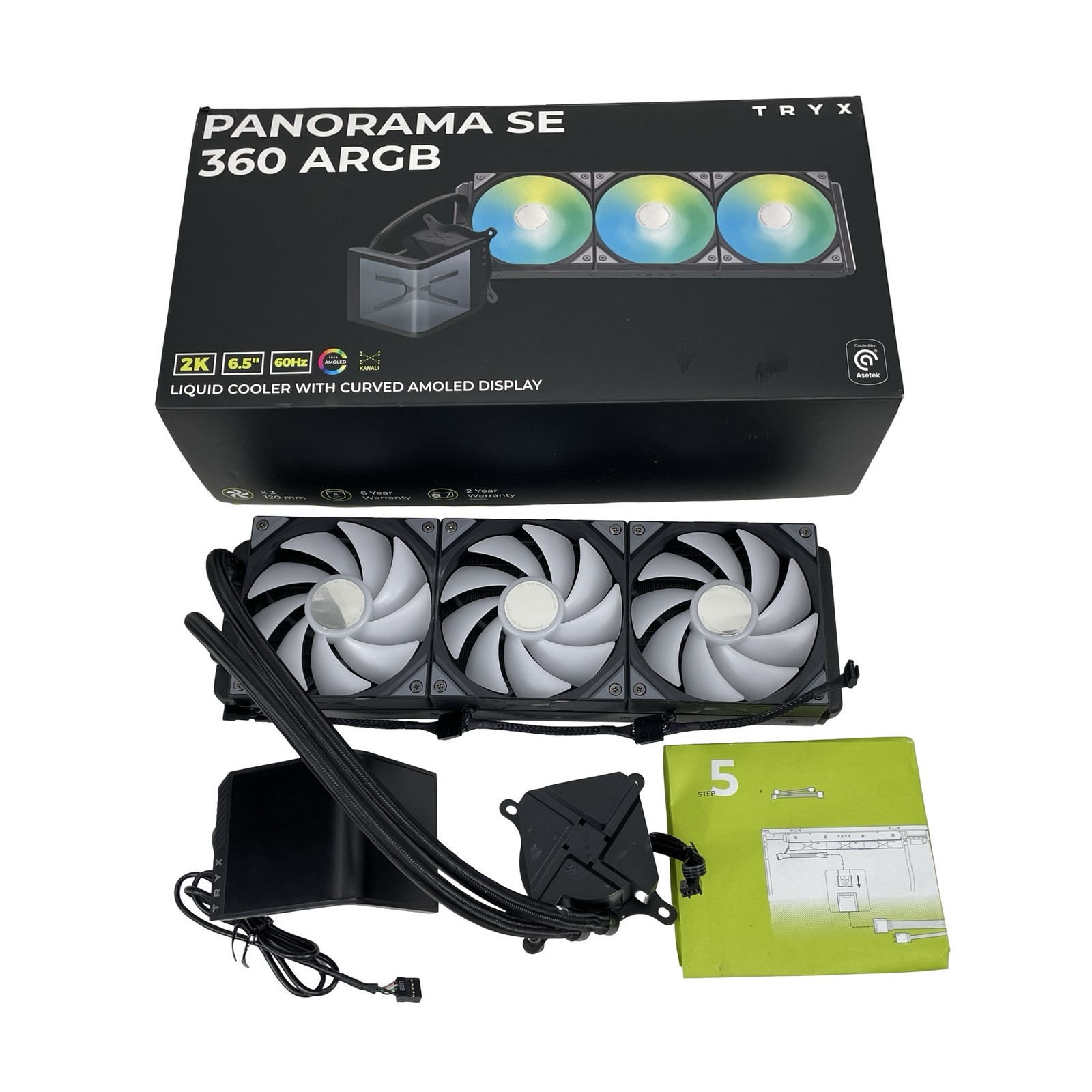 TRYX Panorama SE 360 ARGB 360mm AIO CPU Liquid Cooler 3600rpm #MP5193