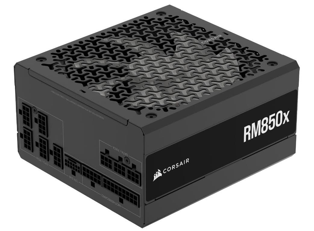Corsair RM850x, Fully Modular Low-Noise ATX Power Supply,Black – Cables included