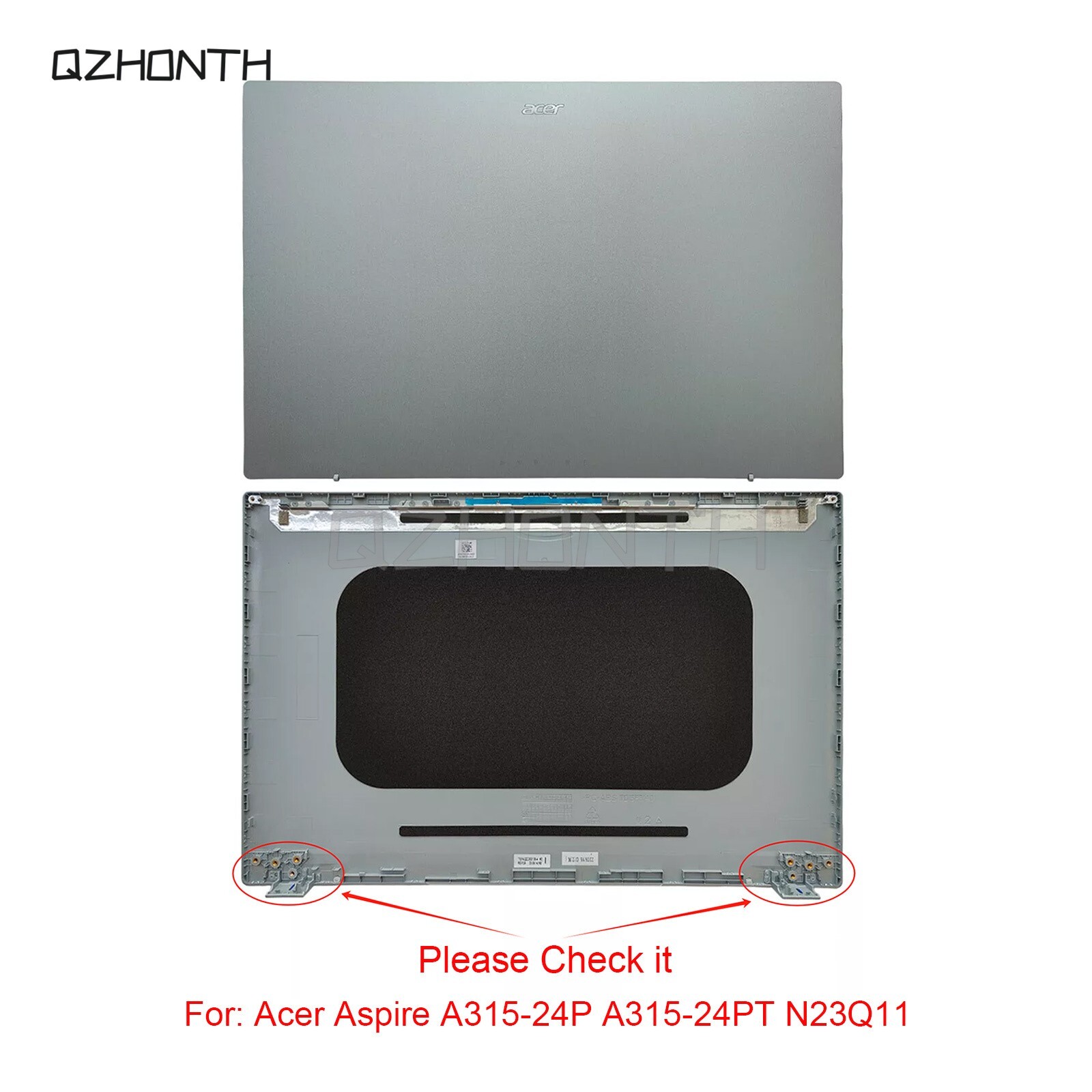 New For Acer Aspire A315-24P A315-24PT N23Q11 LCD Back Cover 60.KDEN2.002 15.6″