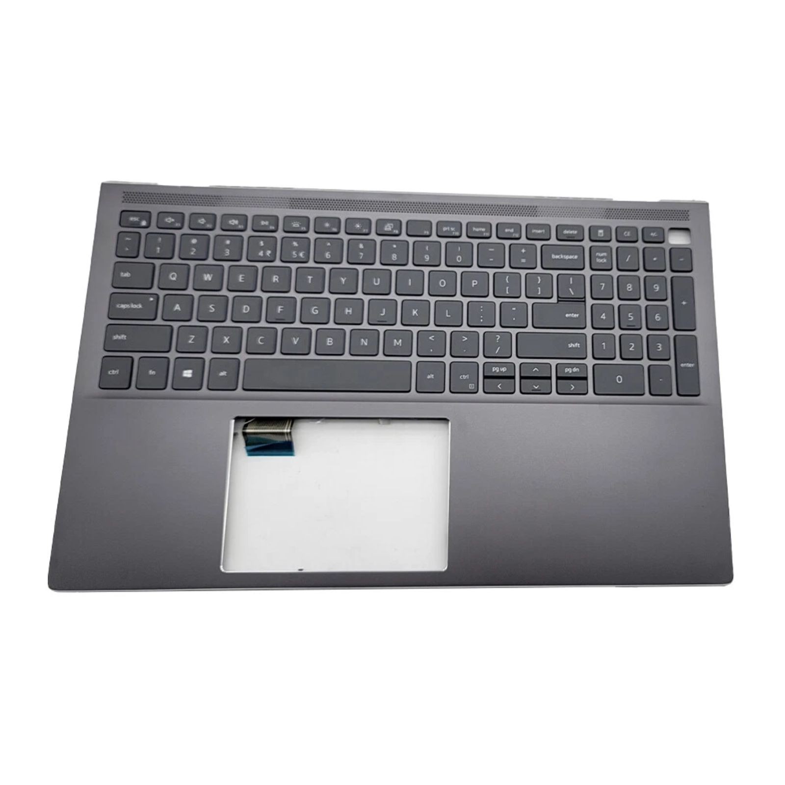 For Dell Vostro 7500 Palmrest Backlit Keyboard Upper Case 02KF2N 08DX59 Brown US