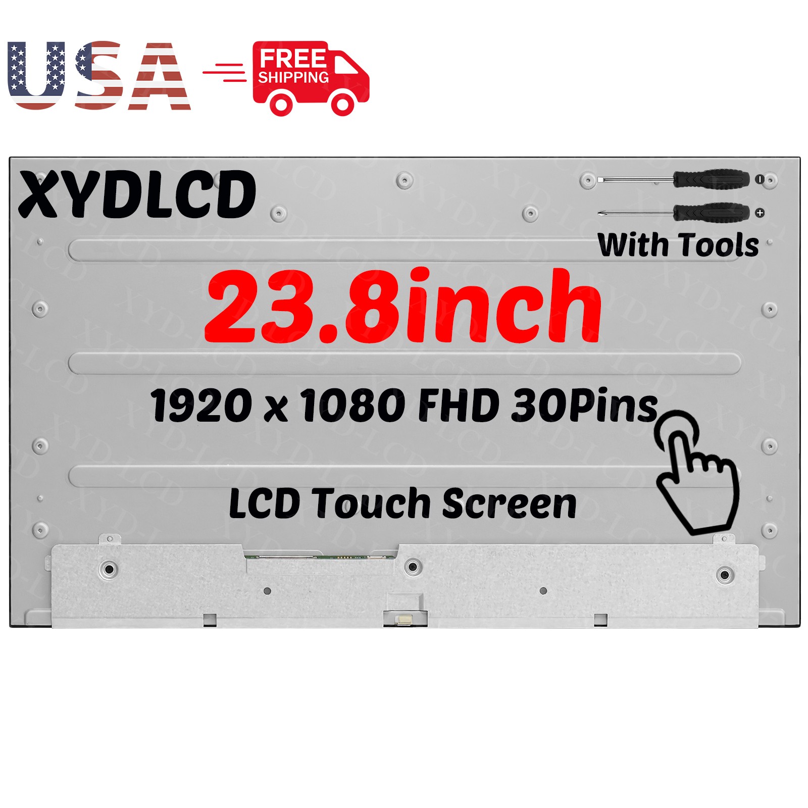 23.8in N43488-001 for HP 24-CR0034 24-CR0034NK All-in-One LCD Touch Screen Panel