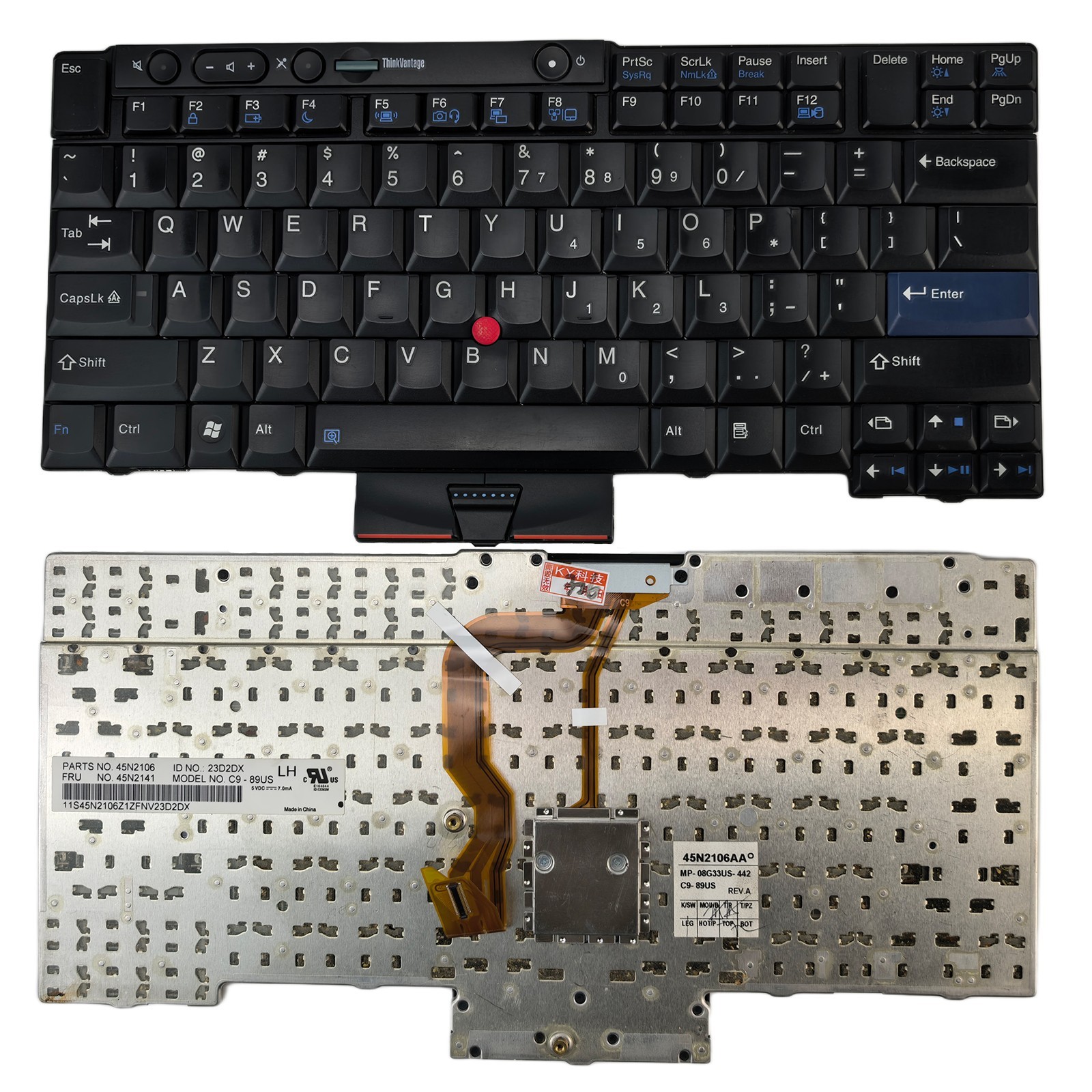 T410 T420 T510 T520 X220 X220s US Keyboard w/ TrackPoint for ThinkPad W510 W520