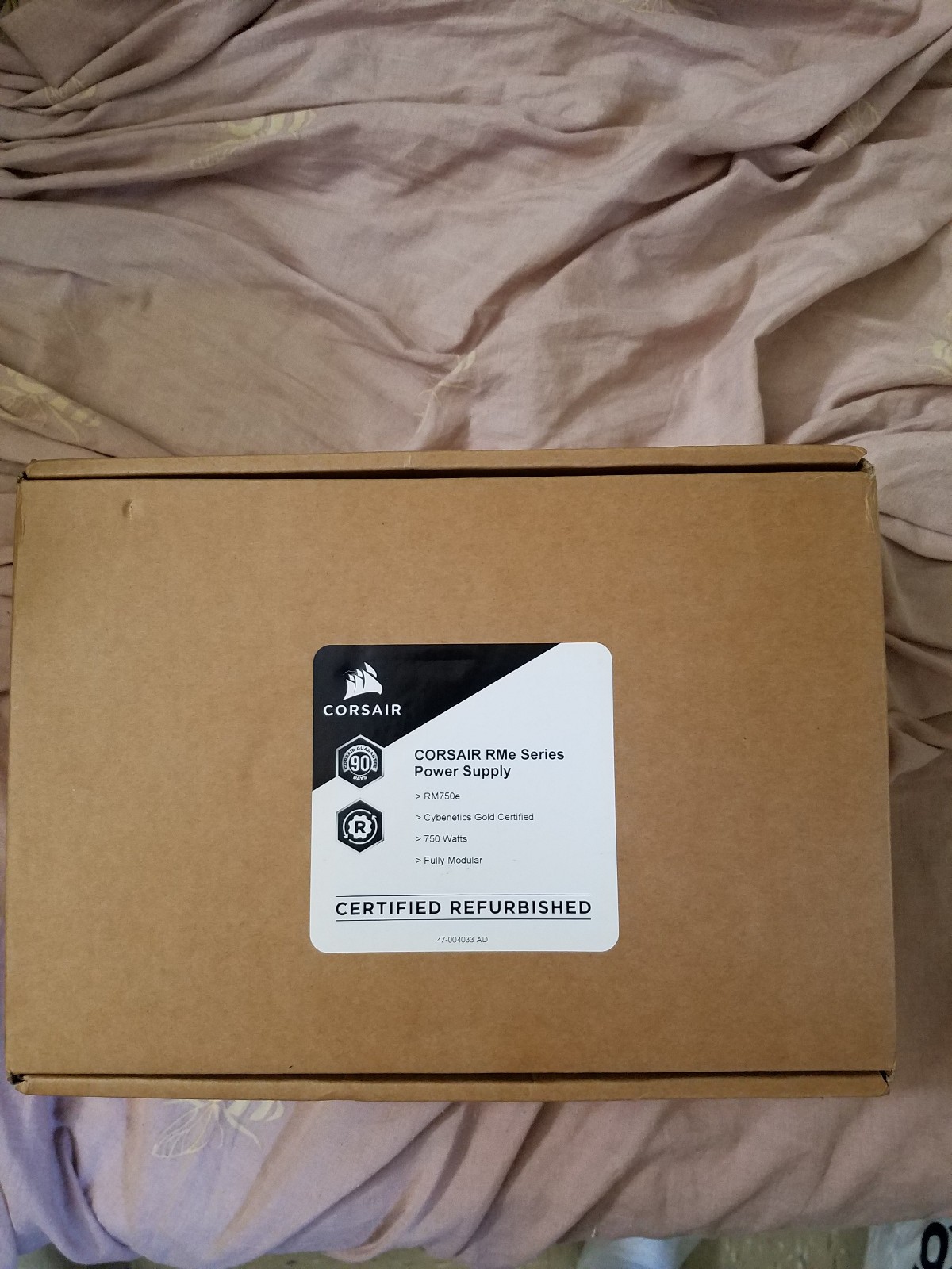 Corsair RM750e (2025) Fully Modular 750W Power Supply , Cables Included, Black