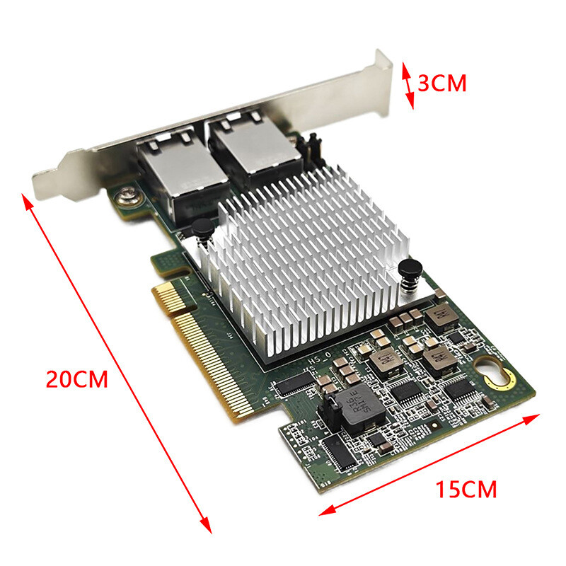 For Intel X540-T2 X540-AT2 10G PCI-E Dual RJ45 Ports Ethernet Network Adapter US