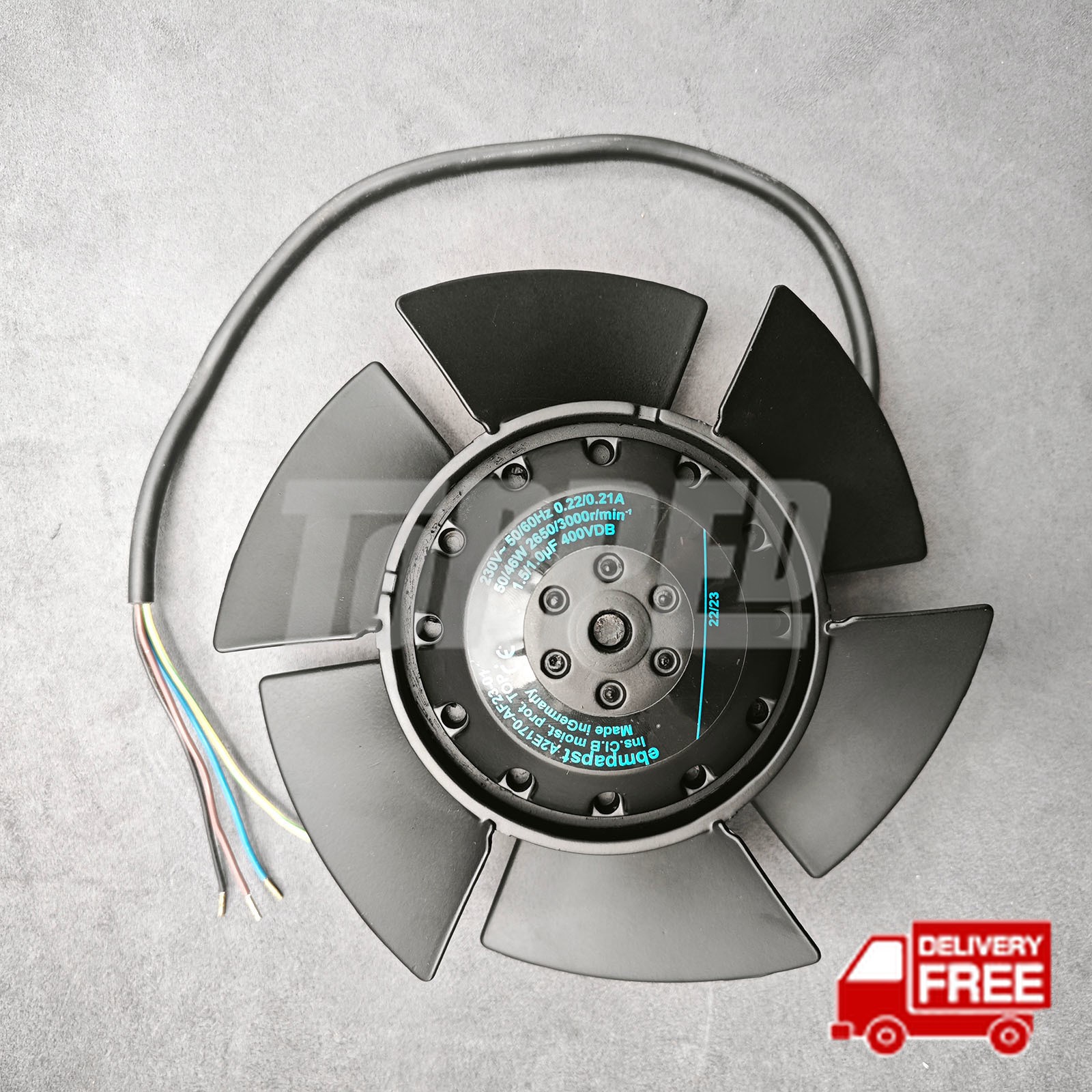 Brand new Axial Fan A2E170-AF23-01 for Ebmpapst 230V 50/60Hz 3150RPM 47/53W