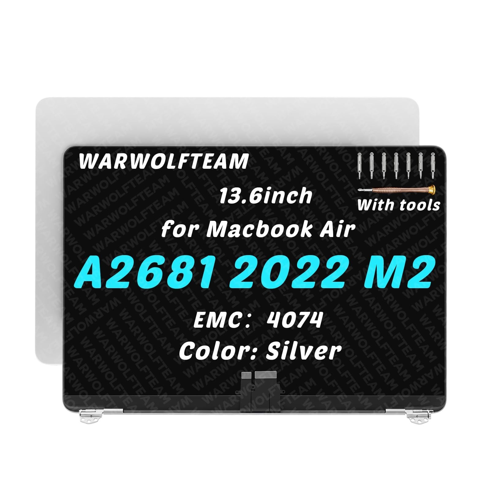 A2681 for MacBook Air 13.6″ M2 2022 LCD Screen Replacement Display Assembly A+++