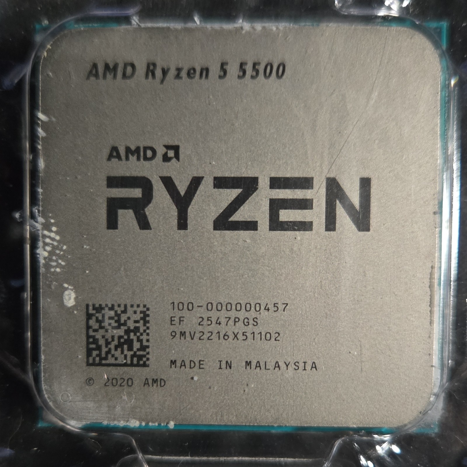 AMD Ryzen 5 5500 6-Core 3.6GHz Socket AM4 CPU 16MB L3 MPN 100-000000457