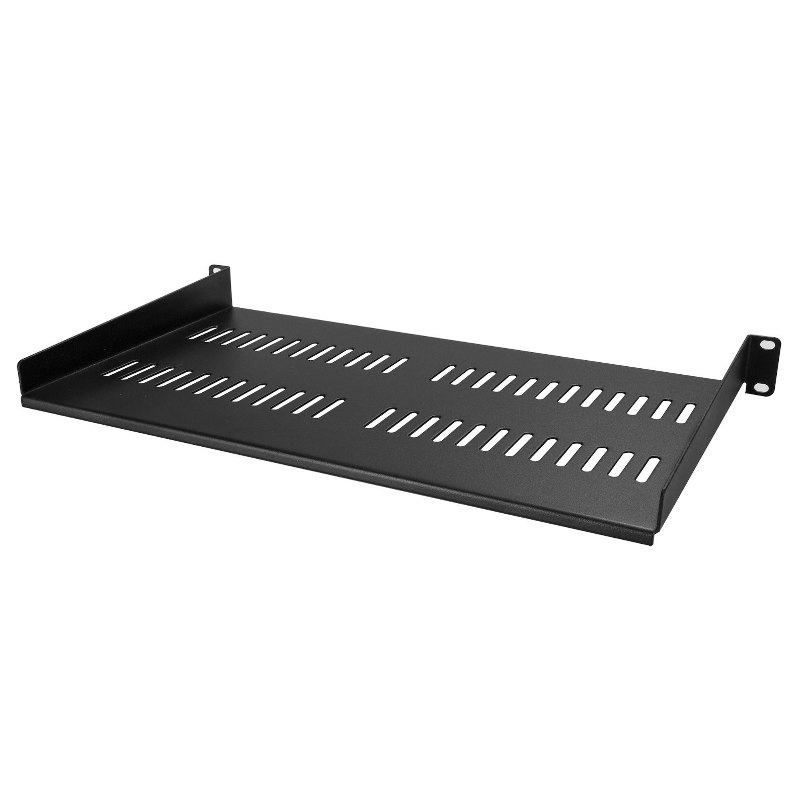 4 Count StarTech 1U Vented Cantilever Server Rack Shelf 10″ Deep CABSHELFV1U