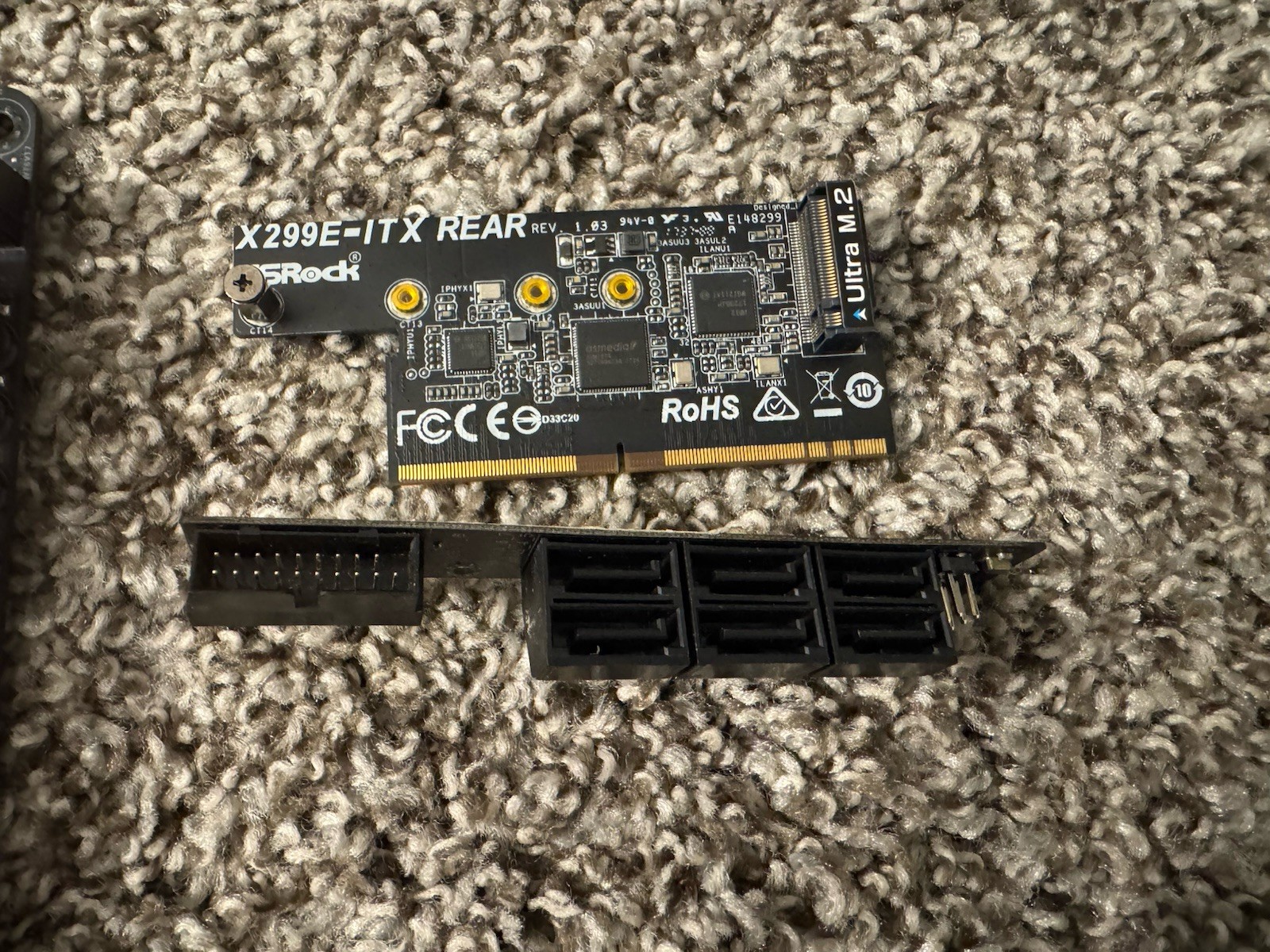 ASRock X299E-ITX/ac Mini-ITX w/ Intel Core i7 7820X, 64GB Crucial Memory, Cooler