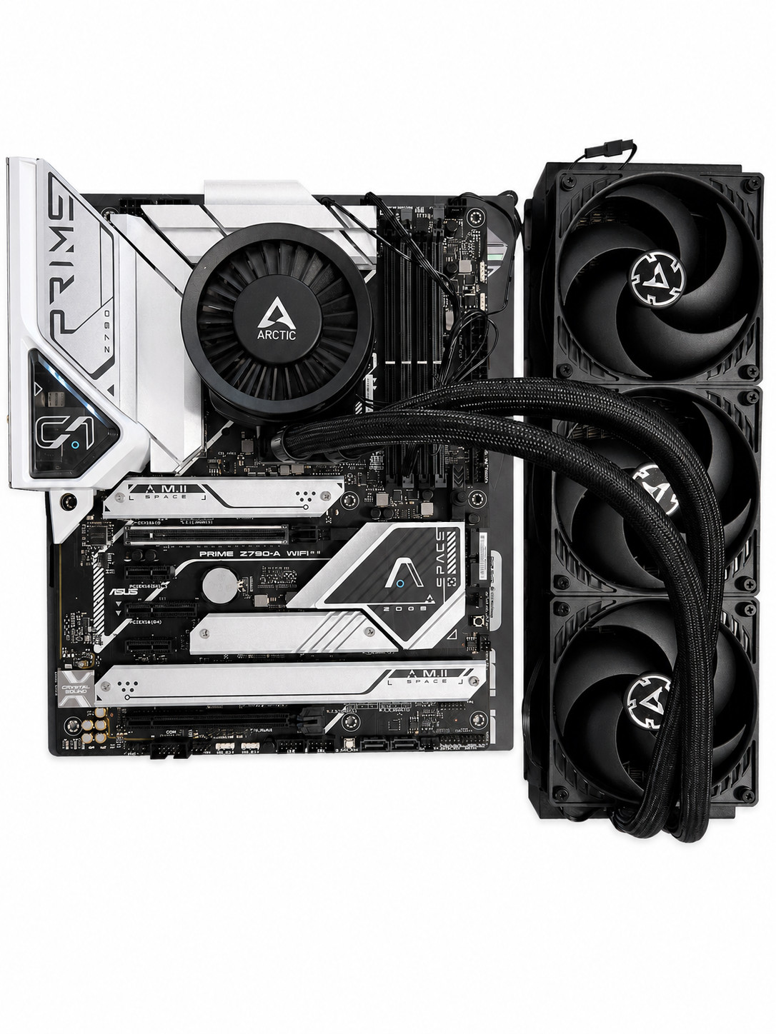 Intel i9-13900KF + ASUS Prime Z790-A WiFi + ARCTIC Liquid Freezer III 360 AIO