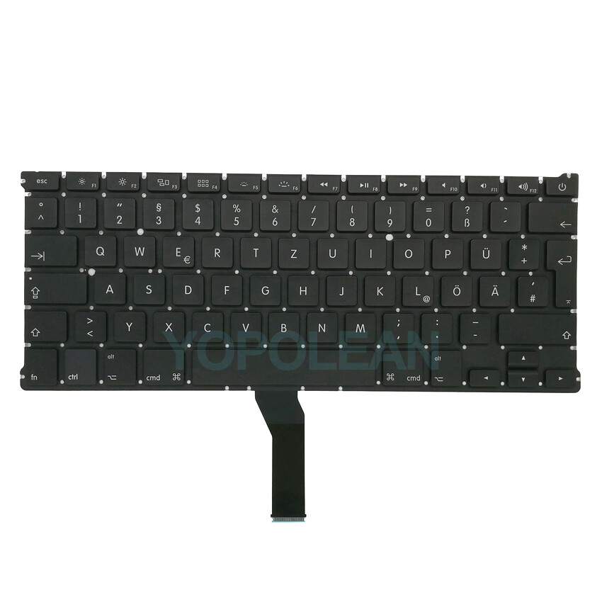 New DE Germany Layout For Macbook Air 13″ A1369 A1466 Keyboard 2011-2017 Year