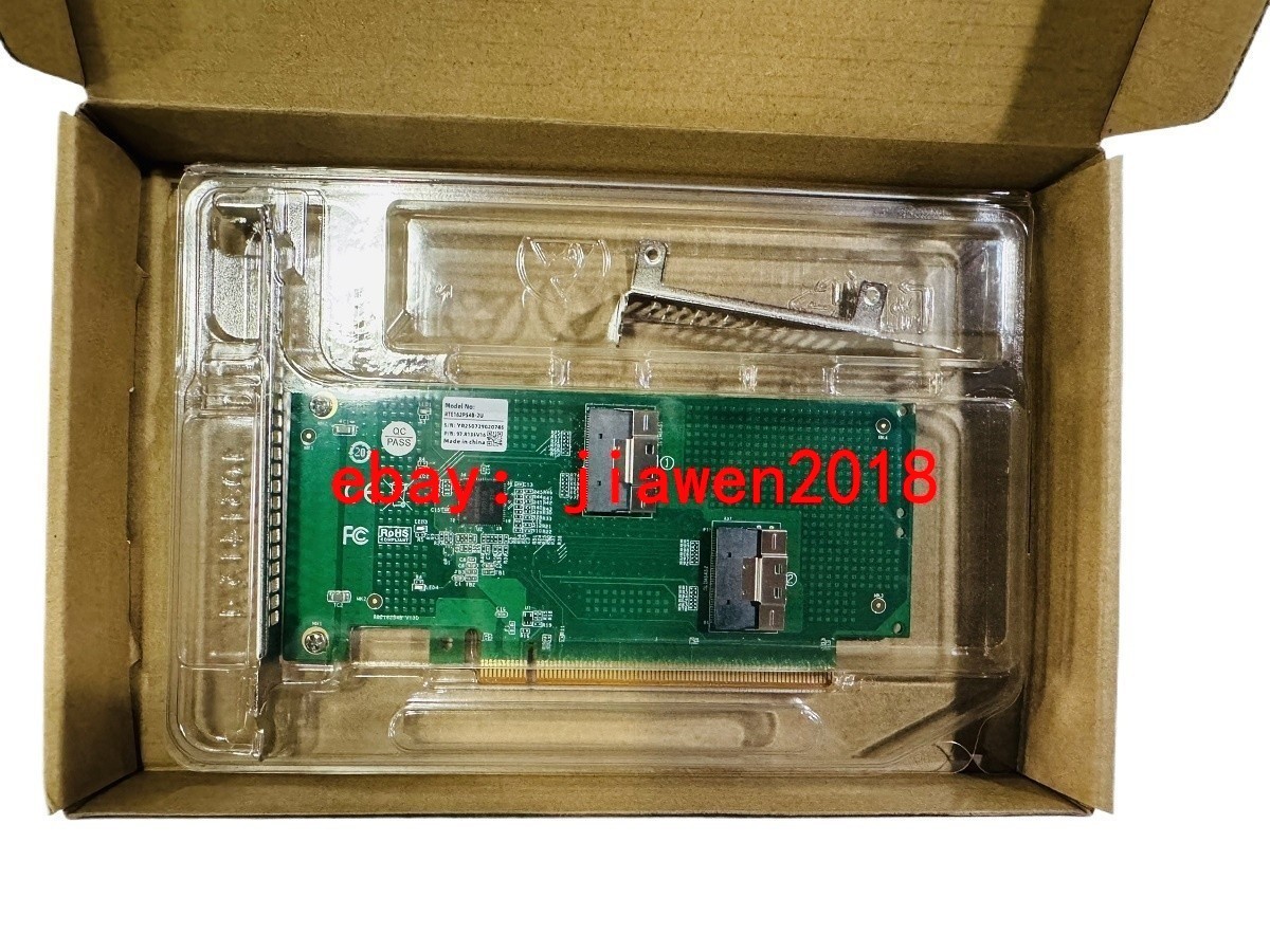 PCI Express x16 to SFF-8654 Adapter 2*PCI-E X8 + 2*Baseplate 2*70CM Cable