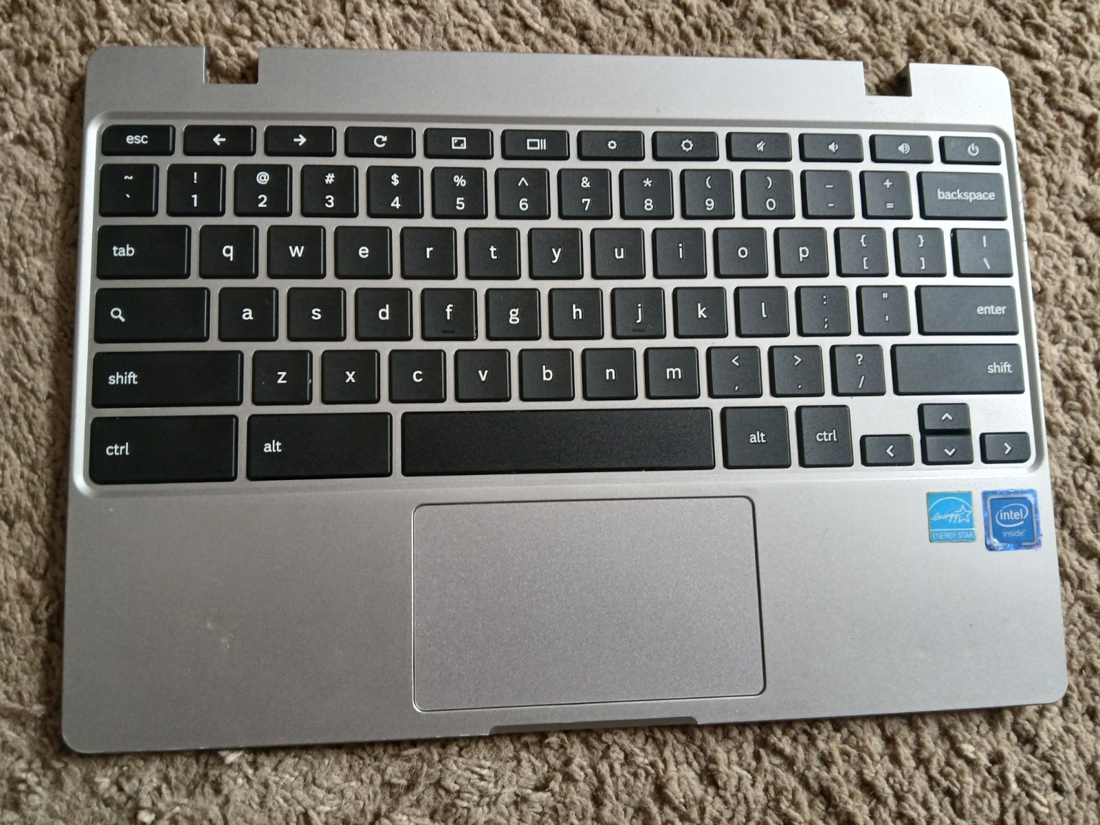 OEM SAMSUNG CHROMEBOOK XE310XBA PALMREST TOUCHPAD KEYBOARD BA98-01976A