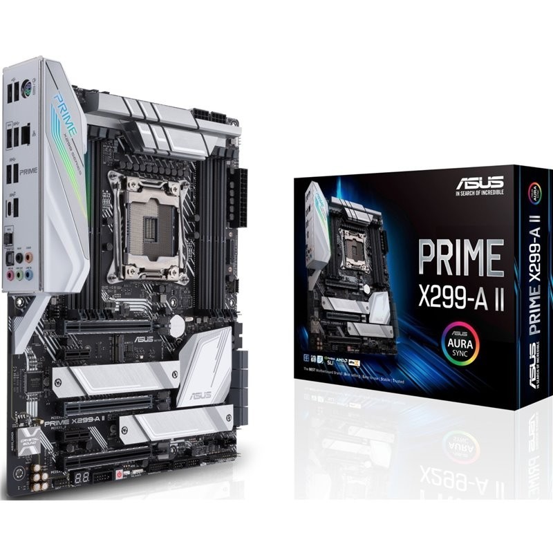ASUS Prime X299-A II LGA 2066 Intel X299 SATA 6Gb/s ATX Intel Motherboard