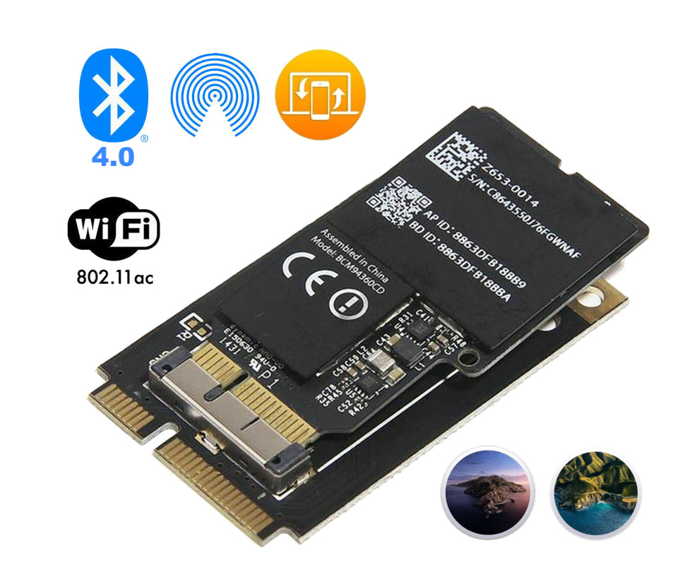 Mac Pro 4,1 5,1 Genuine Apple WiFi Upgrade Kit 802.11ac a/b/g/n/ac Bluetooth 4.0