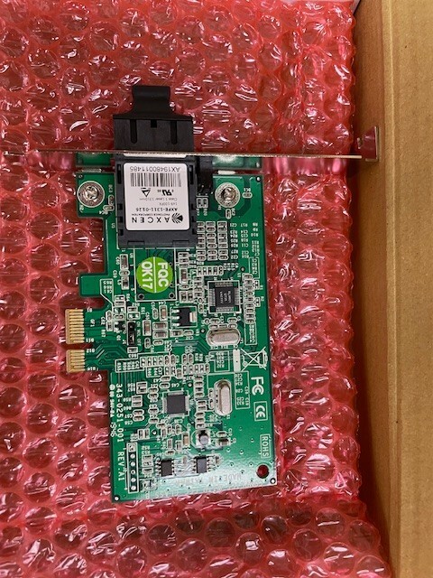 Black Box Network – LH1390C-SC-R2 – Black Box PCI-E Fiber Adapter, 100BASE-FX,