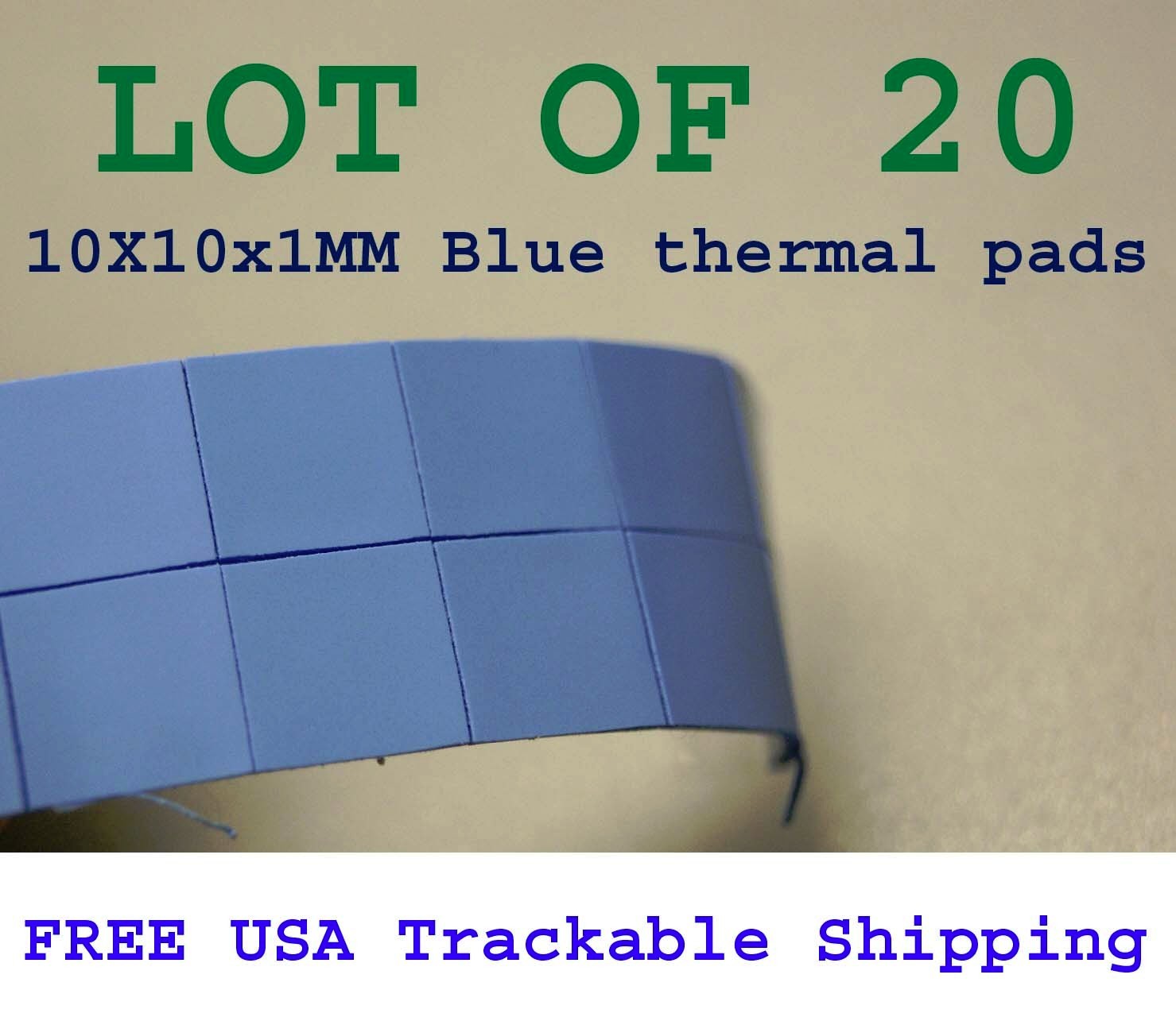 20x Thermal Conductive Compound Pad For Heatsink Chip CPU H quality, free shippi