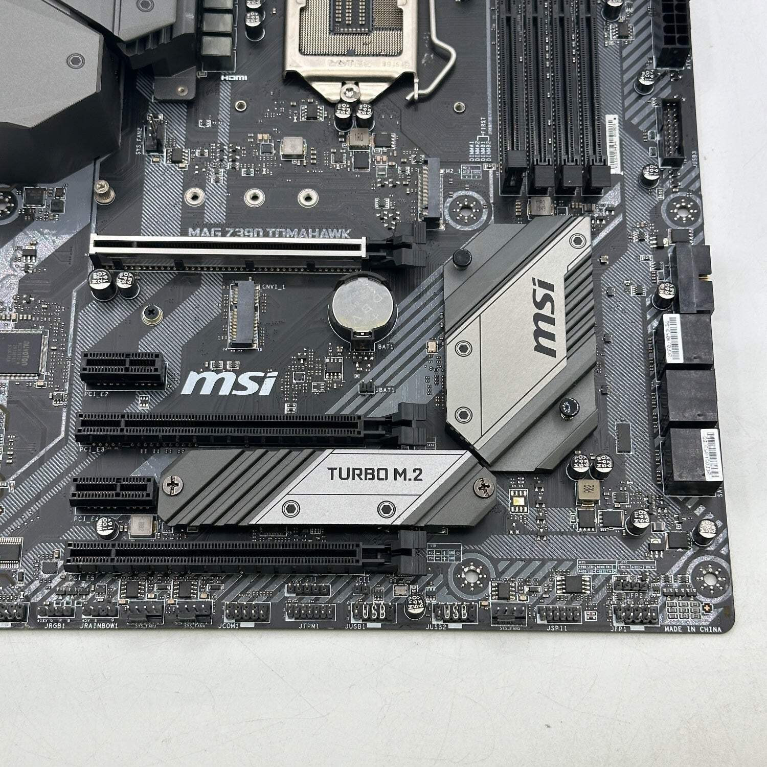 Broken MSi Mag Z390 LGA 1151 ATX Read Intel DDR4 Motherboard BENT PINS
