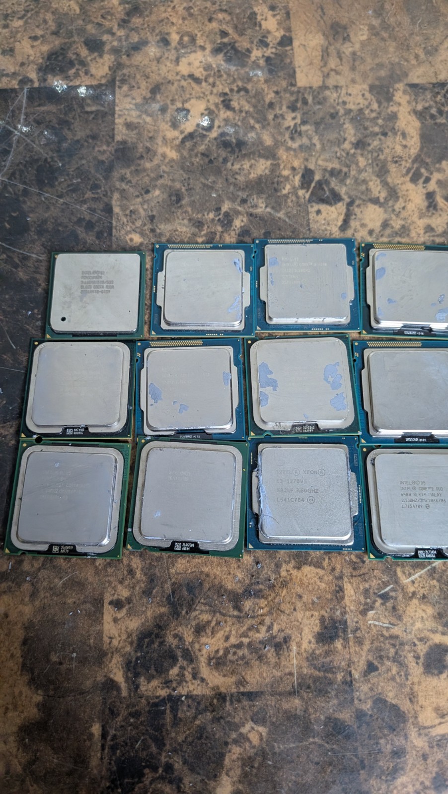 Lot of 12 Intel Core Processors i5 i7 Pentinum Xeon Etc. 2nd 3rd & 4th Gen