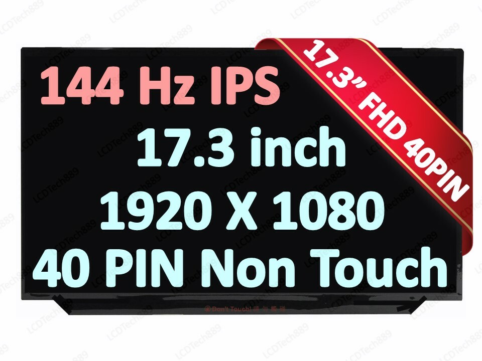MSI GL73 9SDK MSI GP75 9SD-43 144Hz LCD Screen Matte FHD 1920×1080 17.3 in