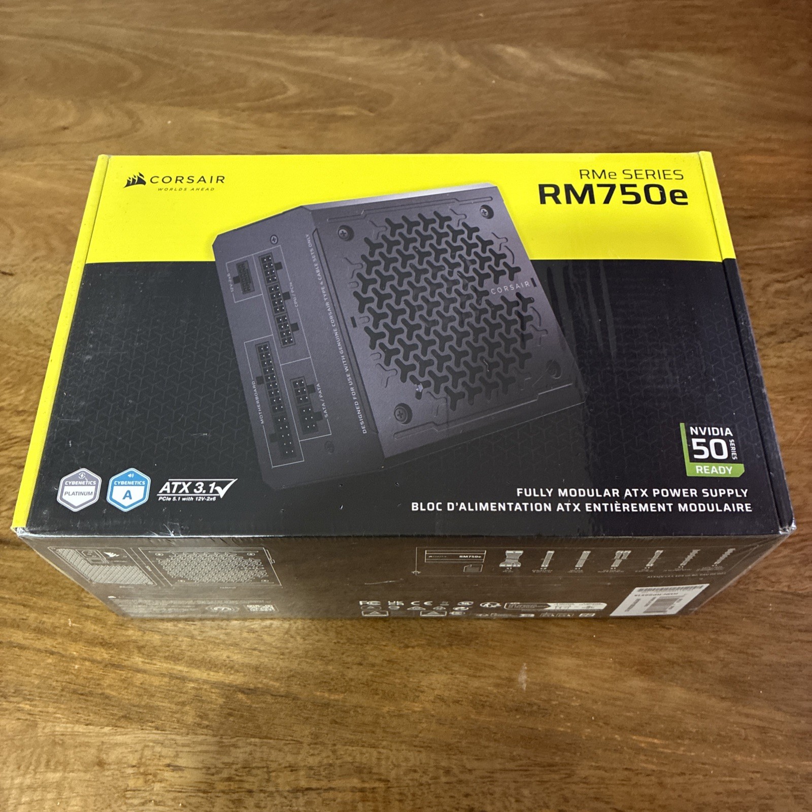 CORSAIR-RMe Series RM750e Platinum Fully Modular Low-Noise ATX 3.1