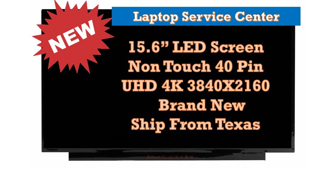 NEW 4K 15.6″ UHD IPS LCD screen B156ZAN03.1 3840X2160 edp 40PIN