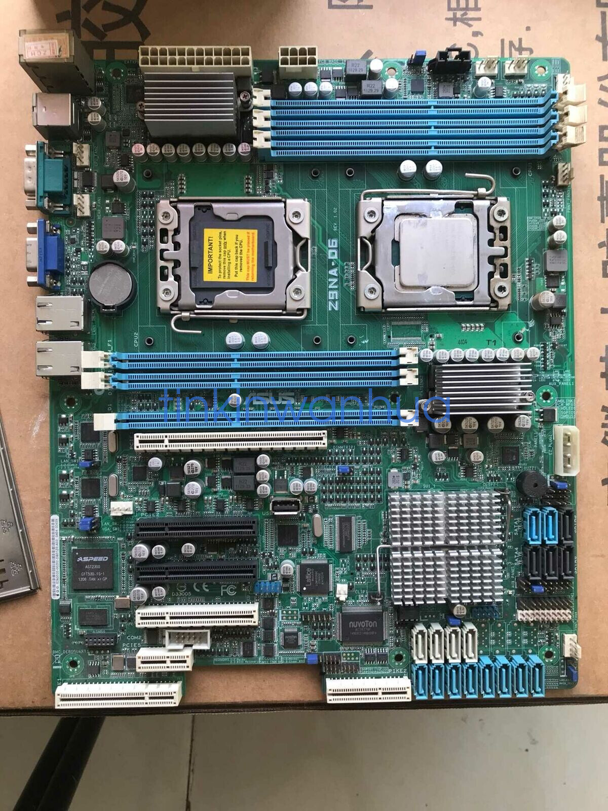 FOR ASUS Z9NA-D6C LGA1356 Server Motherboard 64GB SATA3 PCI-E 3.0 Tested
