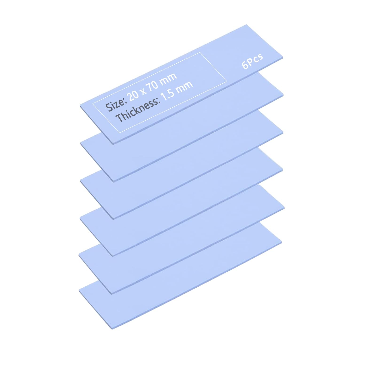 Thermal Pad for M.2 2280 SSD NVMe Heatsinks – Soft, Safe, Simple to Apply – 7…