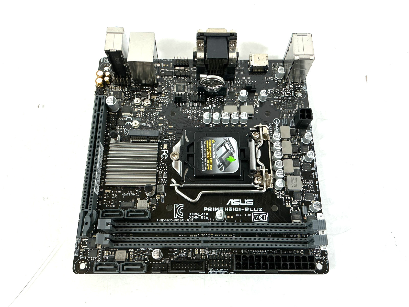 ASUS Prime H310I-Plus R2.0/CSM LGA 1151 Mini-ITX Motherboard