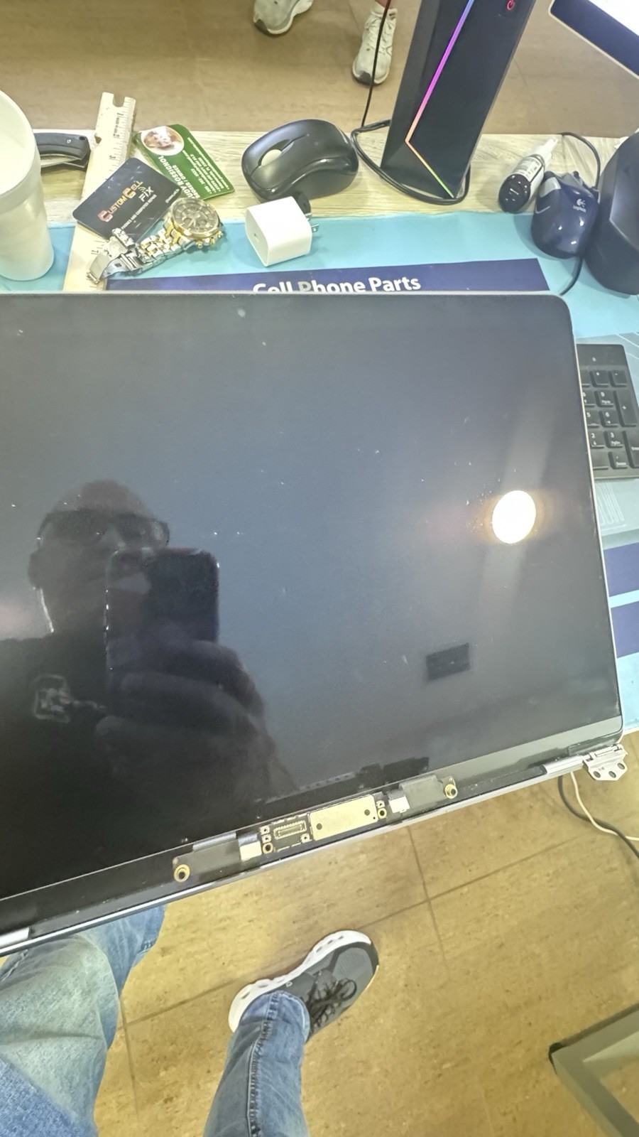 LCD Screen Display Silver Assembly for MacBook Air 13.3″ M1 A2337 2020 EMC 3598