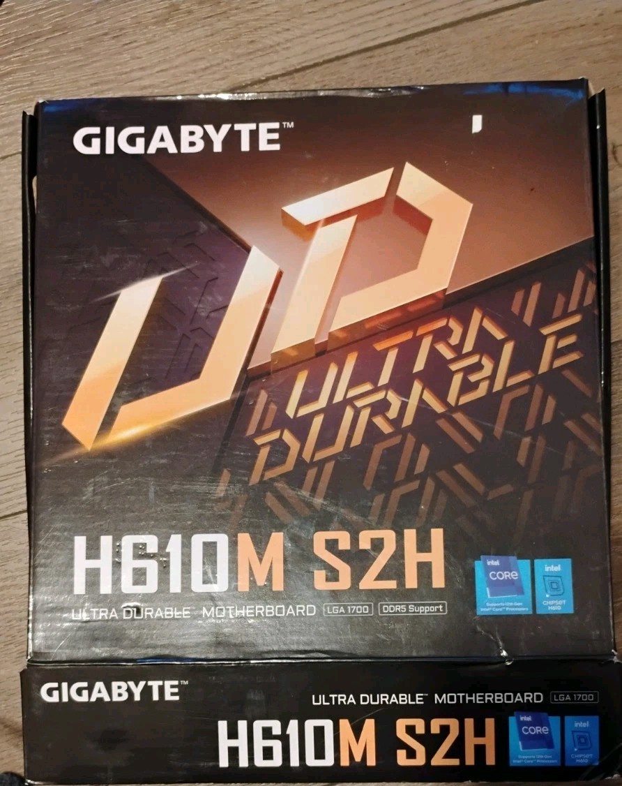 Gigabyte H610M S2H DDR5 Support LGA 1700 MicroATX (UNTESTED)