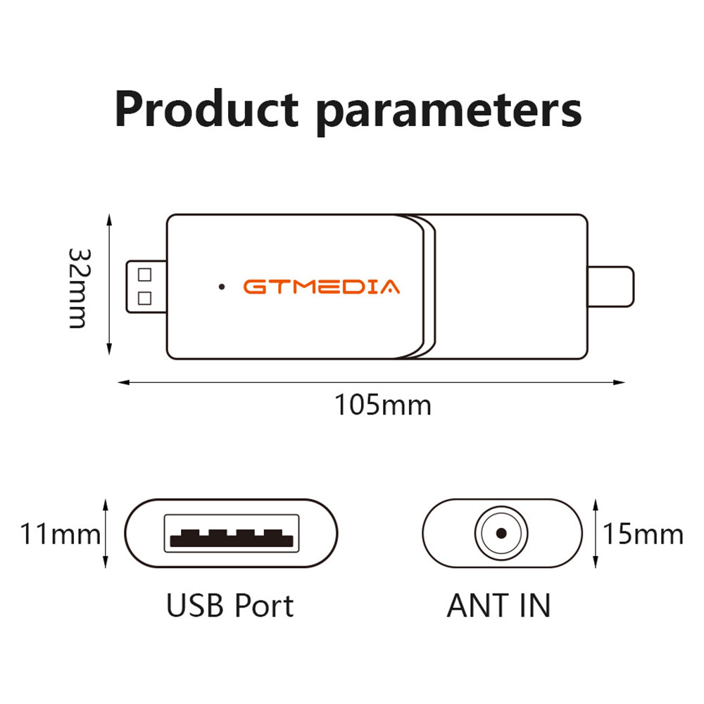 4K UHD ATSC 3.0/1.0 OTA Signal Meter Tuner DVR Android OTT Fire NextGen TV Stick
