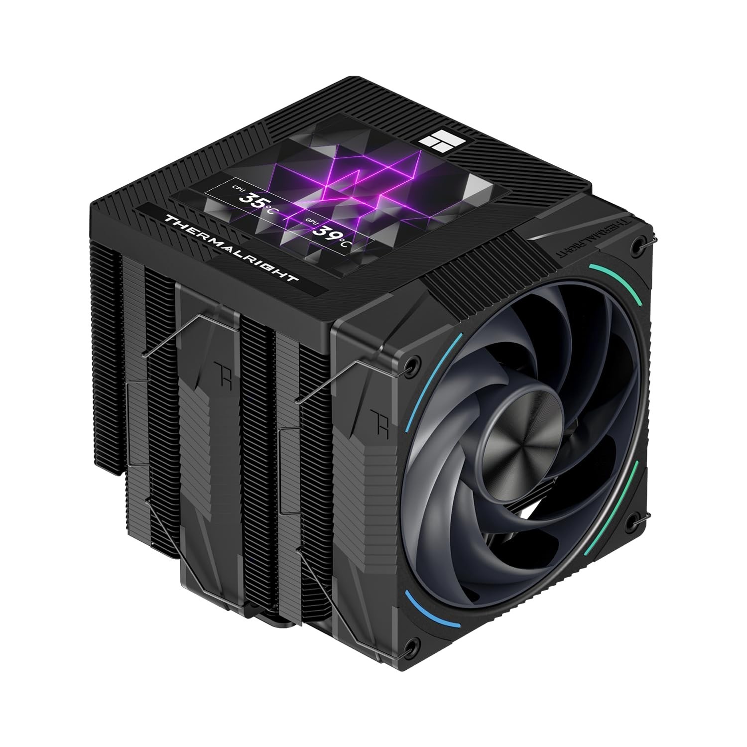 Phantom Spirit 120 Vision EVO CPU Air Cooler, Twin Tower Radiator 2150RPM Speed,