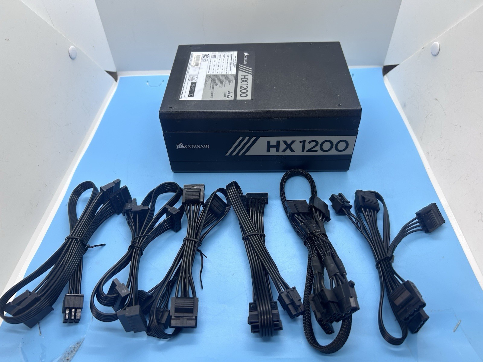 Corsair HX1200 ATX Modular Power Supply Unit 1200W, 24 Pin, PCIe, SATA, Black