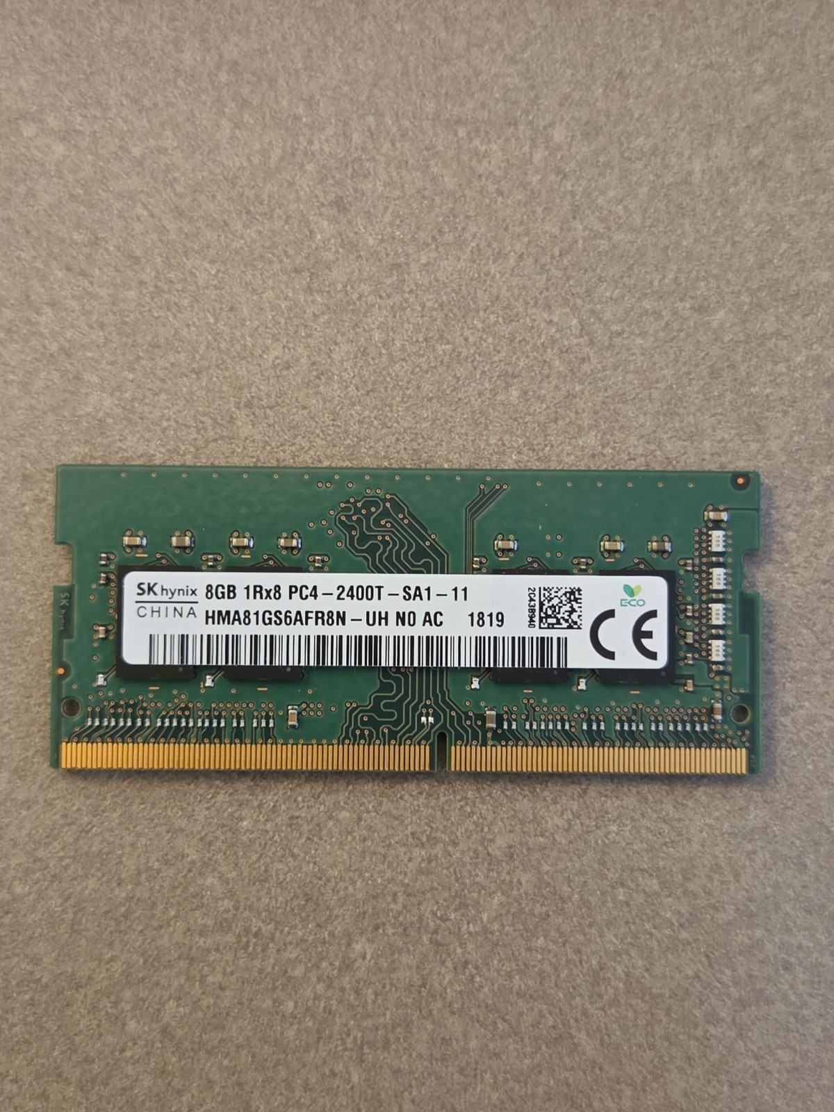 SK Hynix 8GB 1Rx8 PC4-2400T-SA1-11 Laptop Memory Tested Working