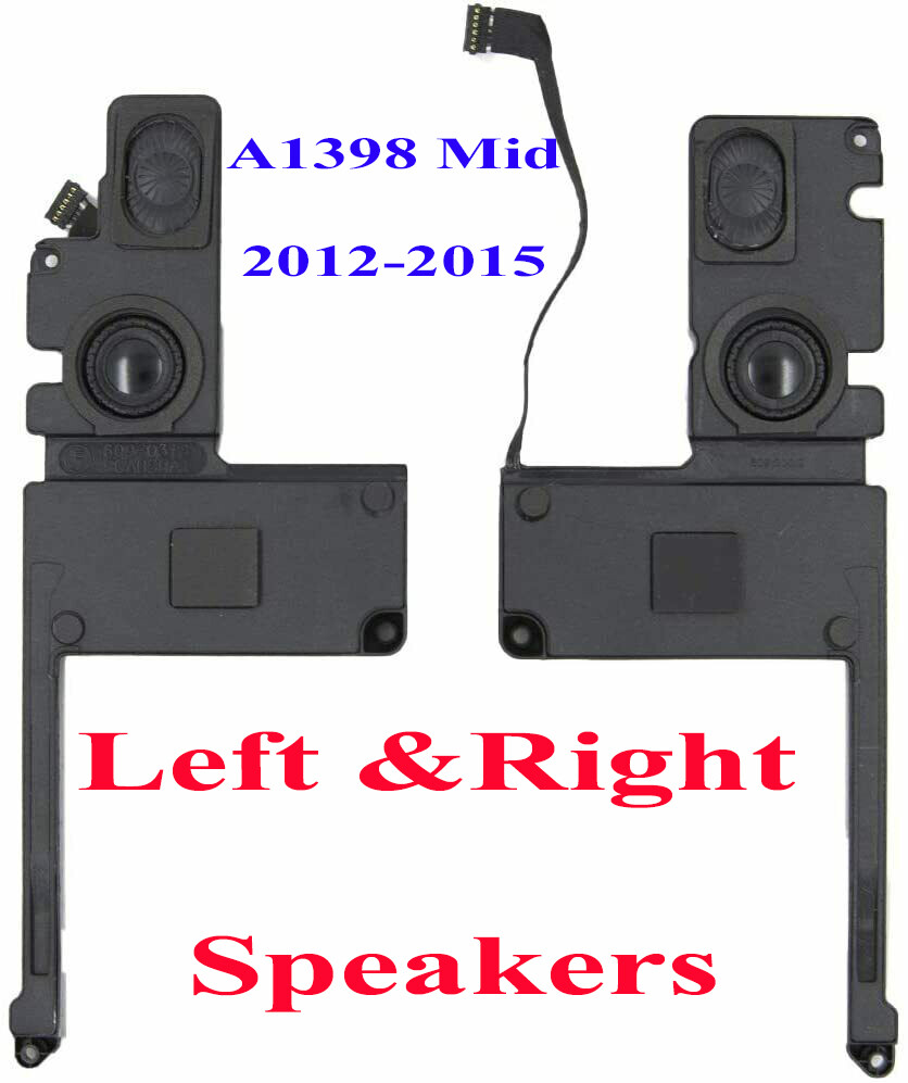 Replacement Left+Right Speakers for MacBook Pro Retina 15″ Mid 2012 2015 | A1398