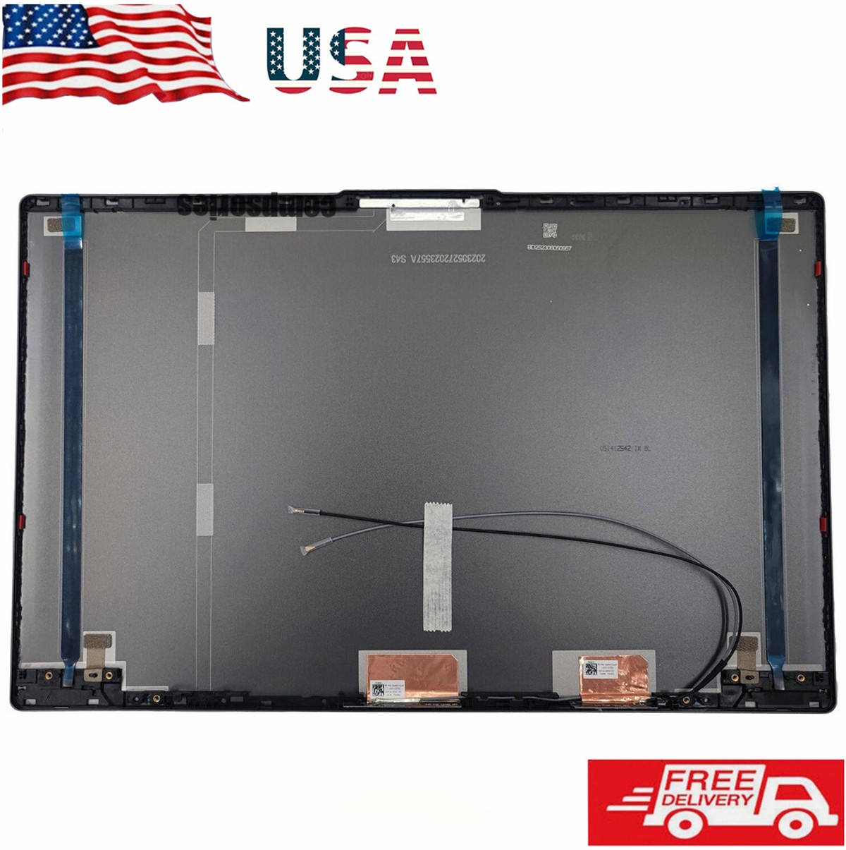 5CB0X56073 Lenovo ideapad 5 15IIL05 15ARE05 15ITL05 Back Cover Top Lid Gray USK
