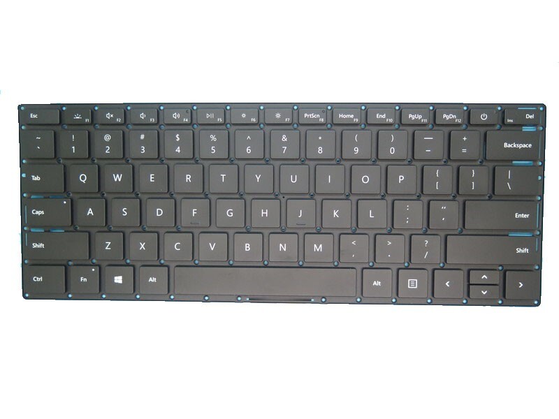 Laptop Keyboard For Microsoft surface Laptop 4 15” 1953 1979 United States Black