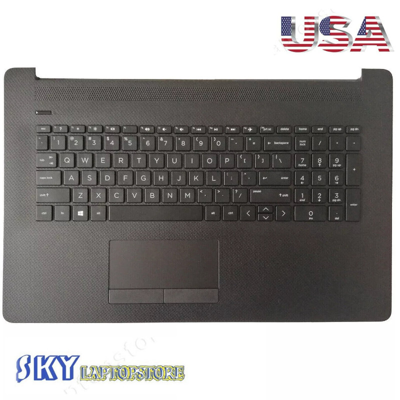 New HP 17by 17-BY 17-CA Palmrest Keyboard W/Touchpad L48409-001 L22751-001 Black