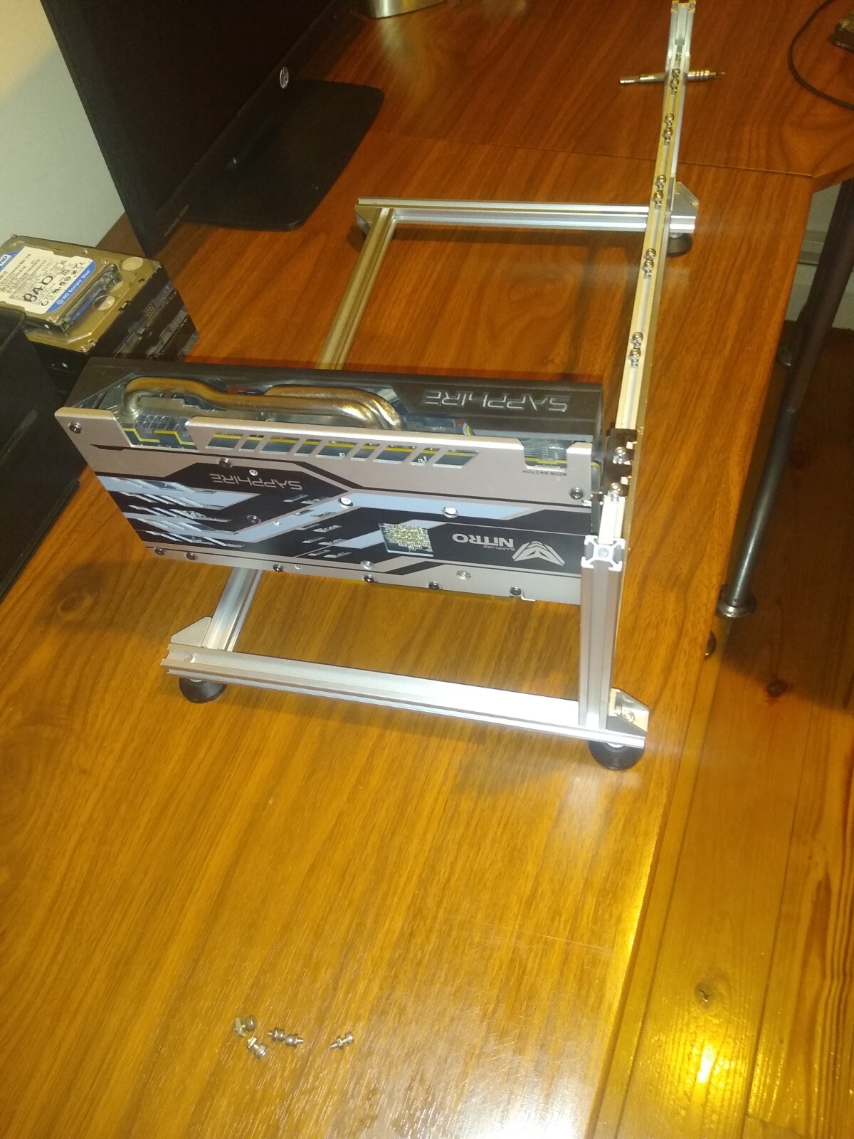 6-GPU OPEN AIR ALUMINUM MINING EXTENSION FRAME (ETHEREUM / ZCASH) Mining Shed