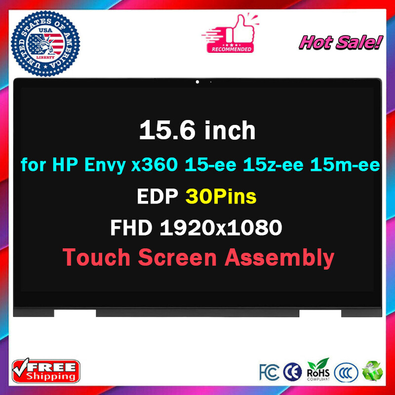 IPS LCD Display Touch Screen Assembly for HP ENVY X360 15-EE1077NR 15-EE1083CL