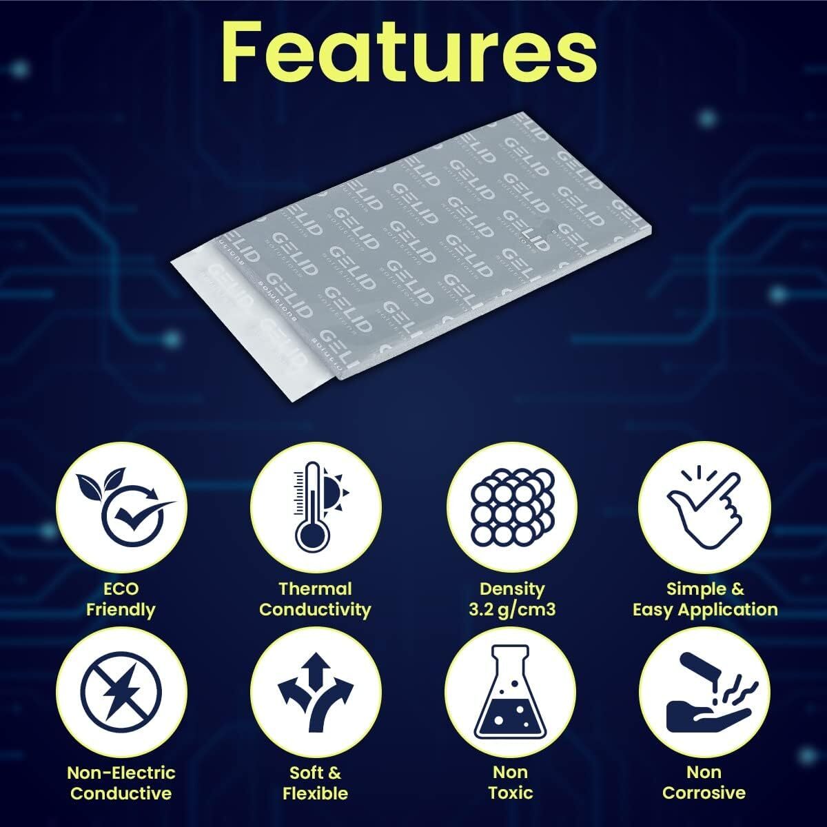 Gelid Solutions GP-Extreme Thermal Pad 80 x 40 (0.5mm, 1mm, 1.5mm, 2mm, 3mm)